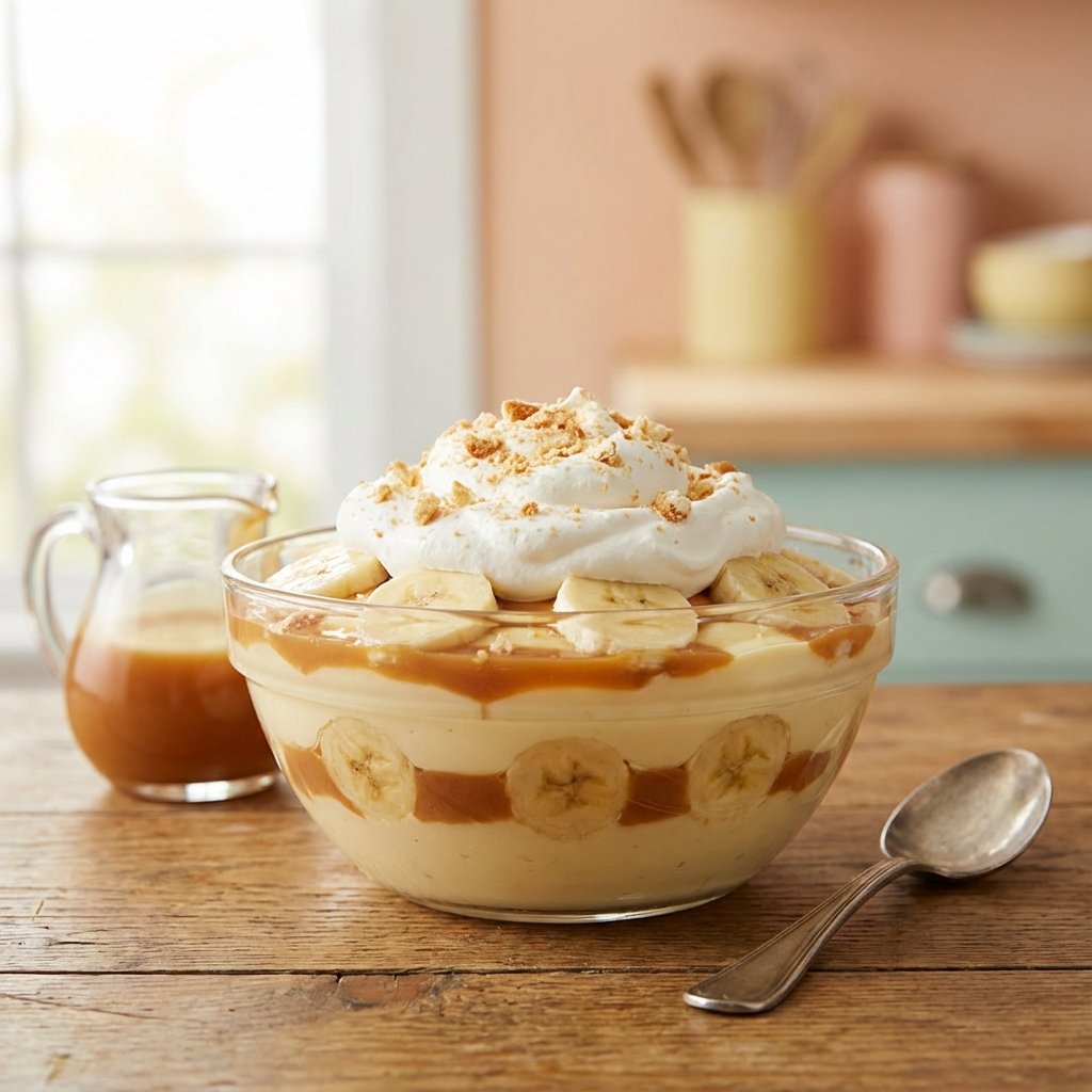 Caramel Banana Pudding